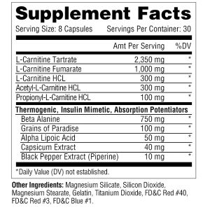 ال کارنیتین متابولیک Metabolic Nutrition Carni-10